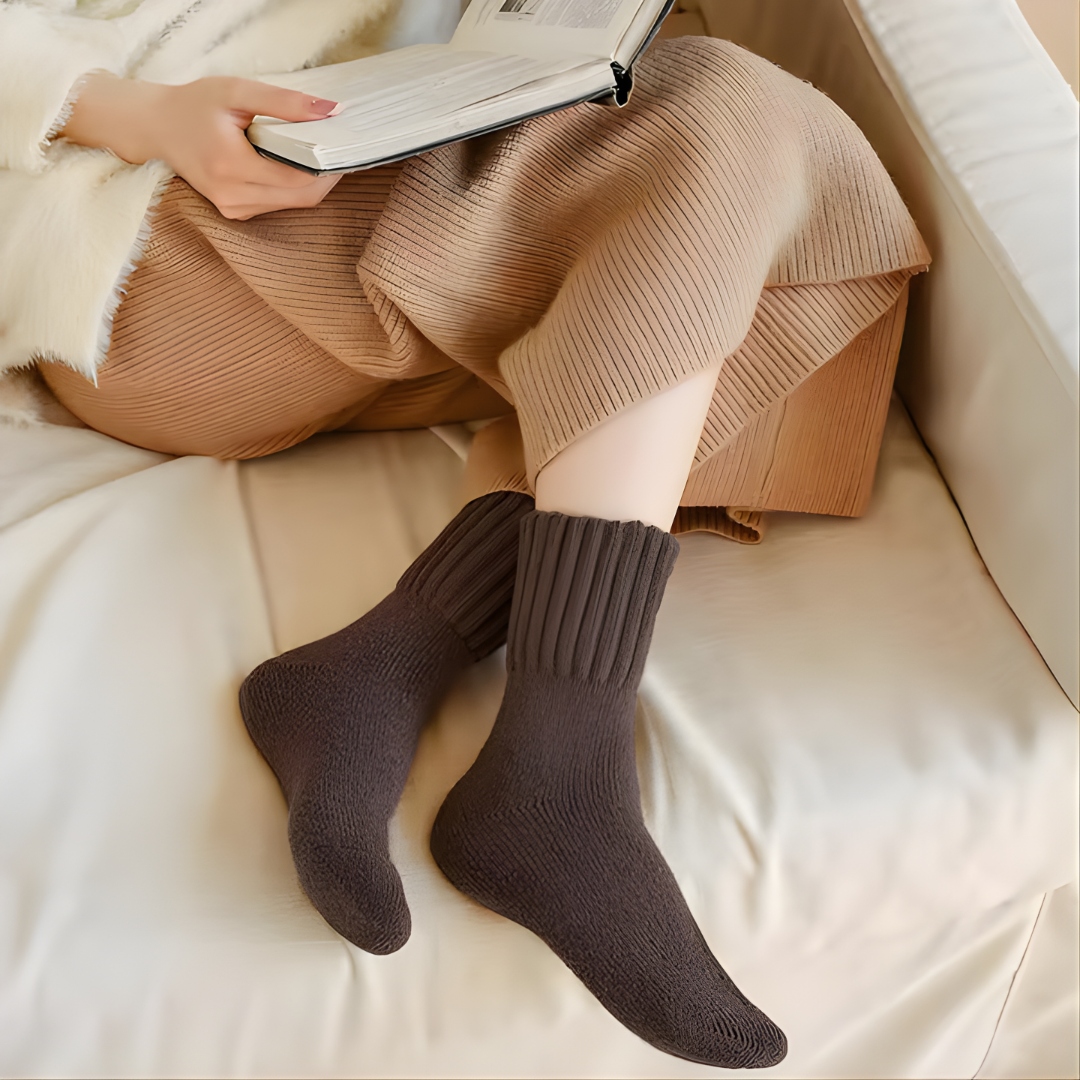 Cozy All Day Socks                          -5-Pack Winter Warmth Bundle
