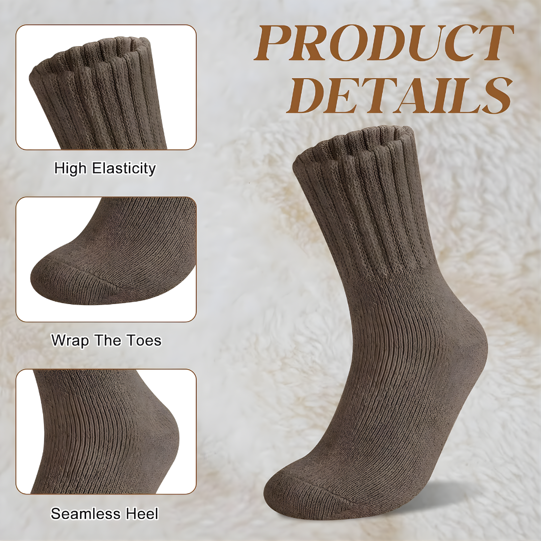 Cozy All Day Socks                          -5-Pack Winter Warmth Bundle