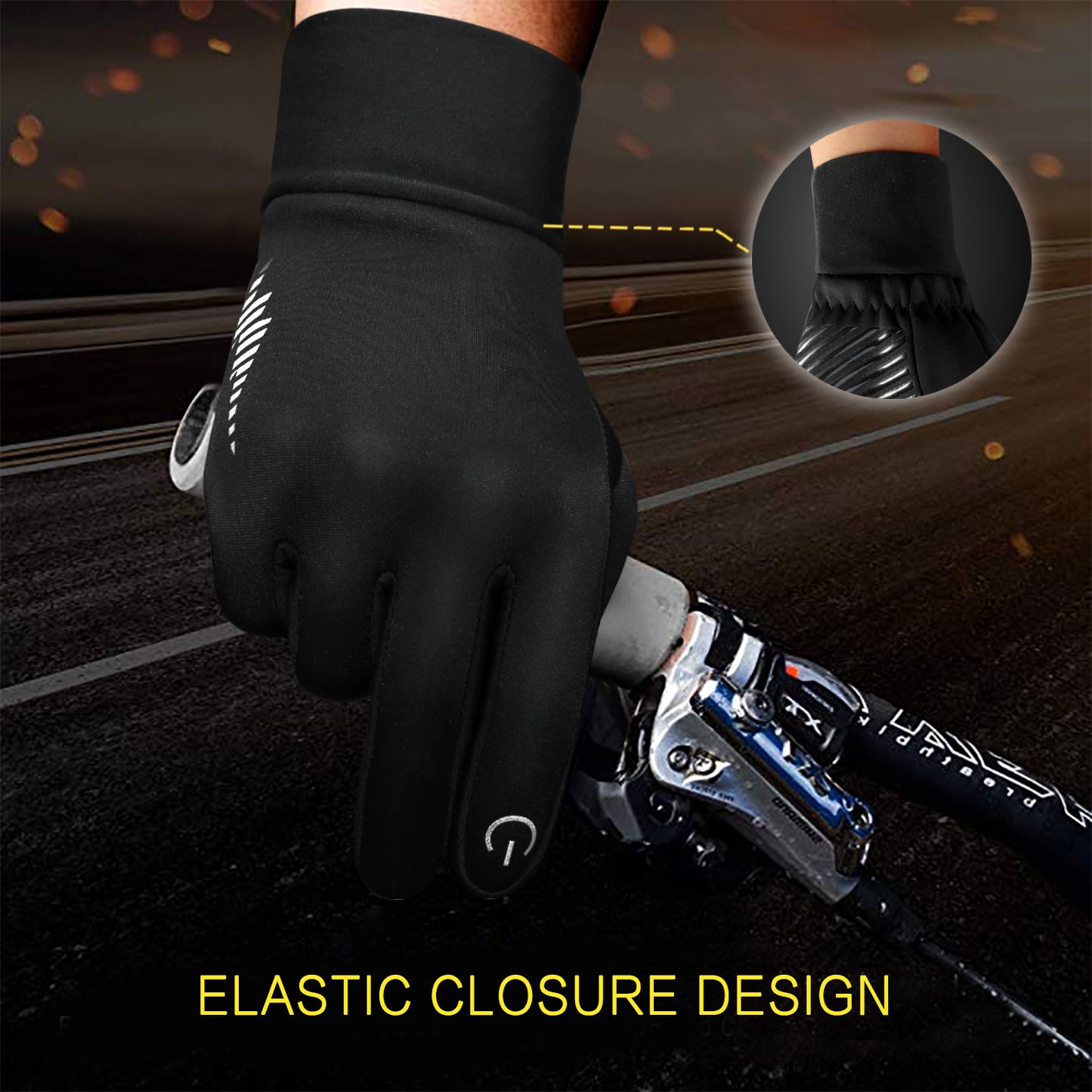 Outdoor Full Finger Fleece Gloves Touch Screen